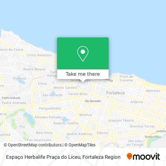 Espaço Herbalife Praça do Liceu map
