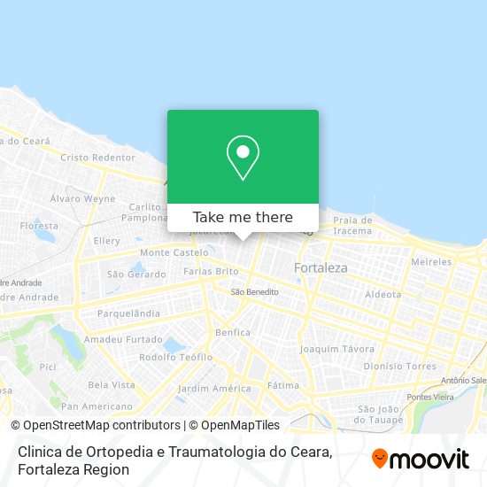 Clinica de Ortopedia e Traumatologia do Ceara map