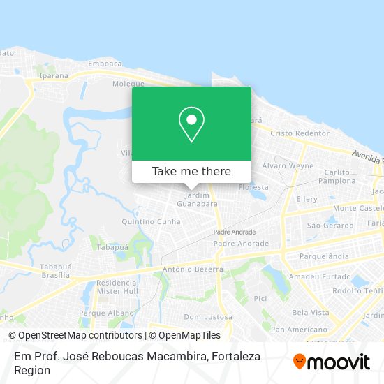 Em Prof. José Reboucas Macambira map