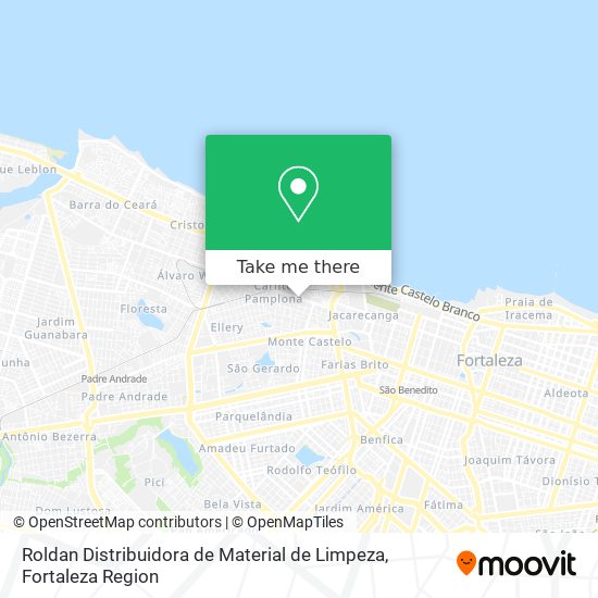 Roldan Distribuidora de Material de Limpeza map