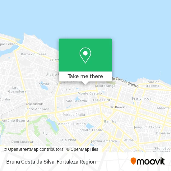 Bruna Costa da Silva map