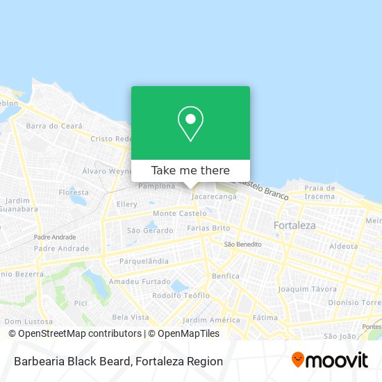 Barbearia Black Beard map