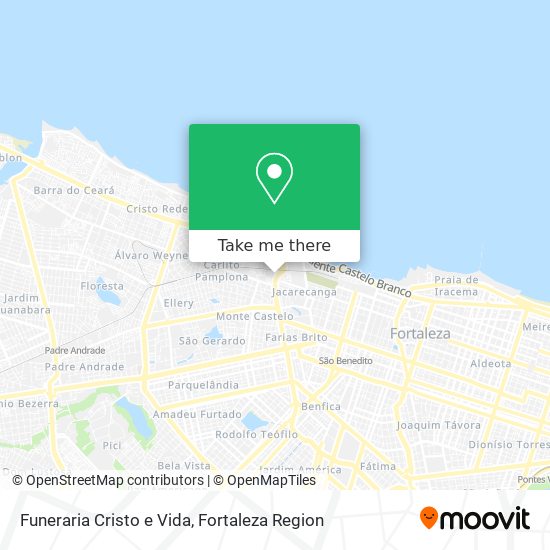Funeraria Cristo e Vida map