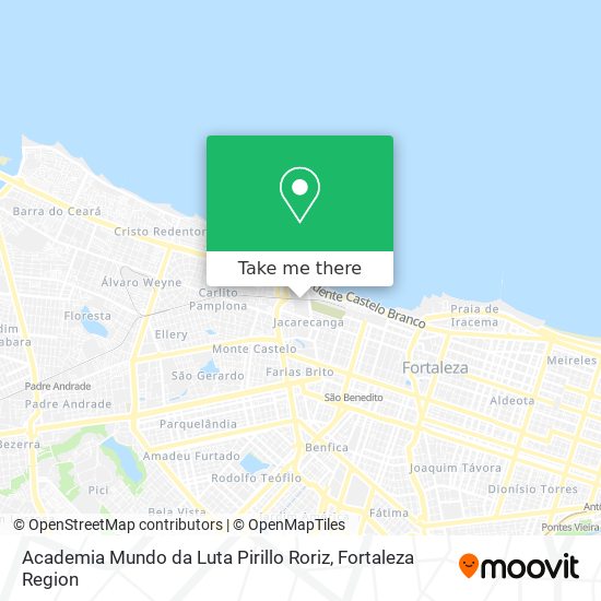 Academia Mundo da Luta Pirillo Roriz map