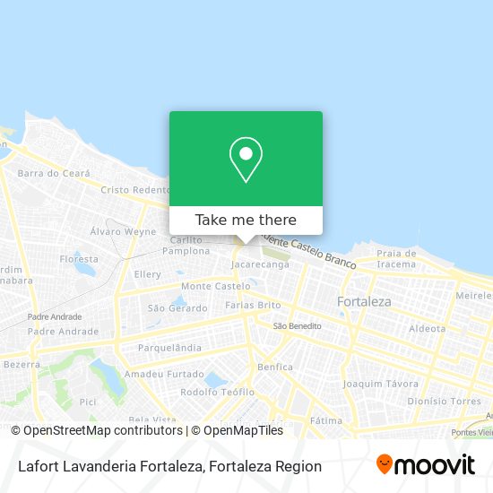 Lafort Lavanderia Fortaleza map