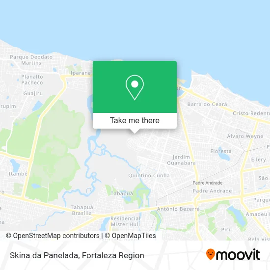 Skina da Panelada map