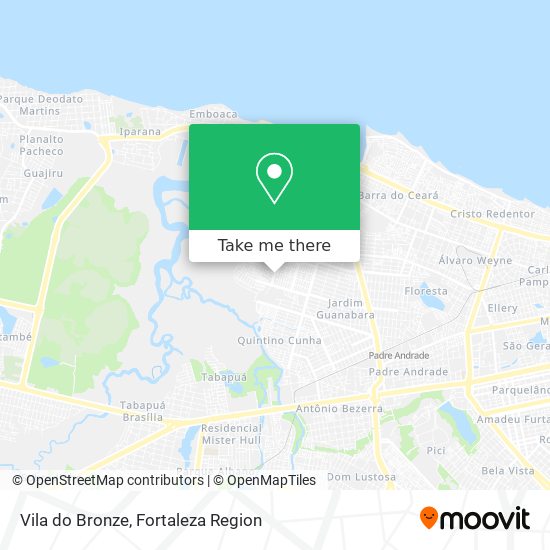 Vila do Bronze map