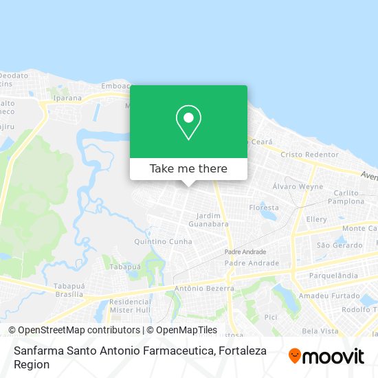 Sanfarma Santo Antonio Farmaceutica map