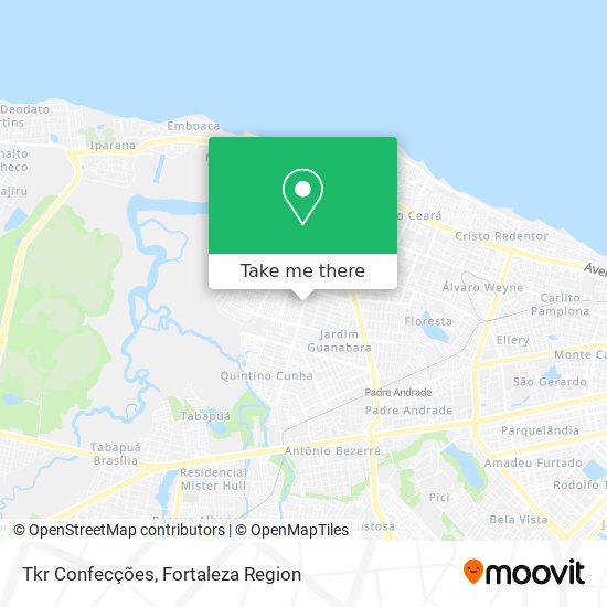 Tkr Confecções map