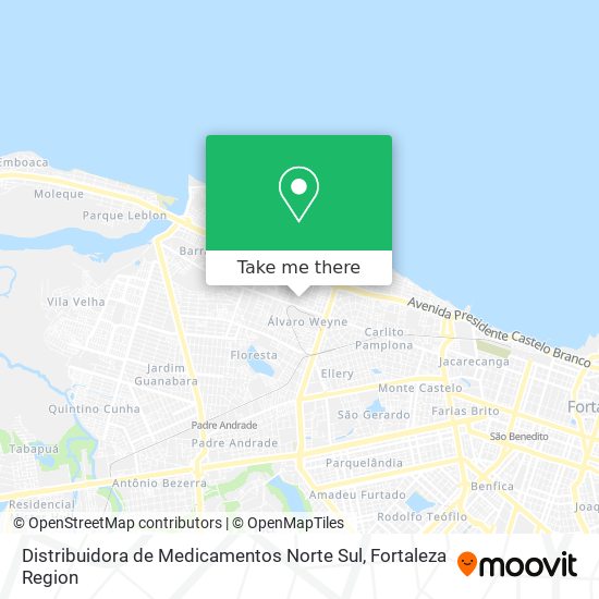 Distribuidora de Medicamentos Norte Sul map