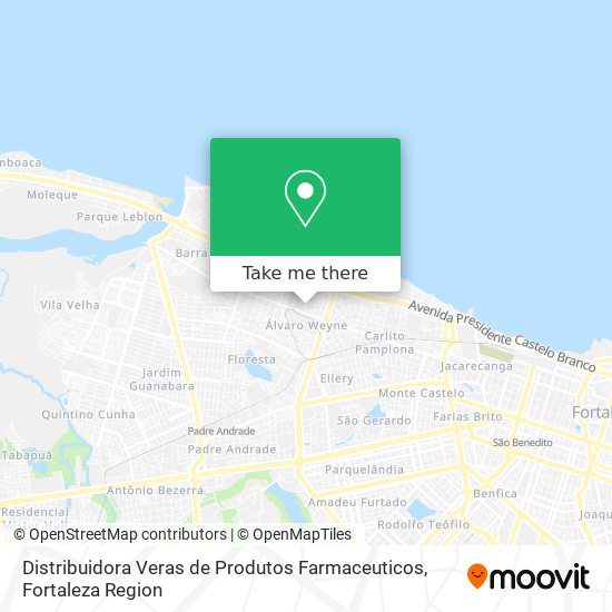 Distribuidora Veras de Produtos Farmaceuticos map