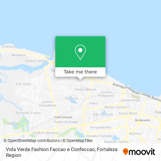 Mapa Vida Verde Fashion Faccao e Confeccao