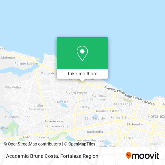 Academia Bruna Costa map