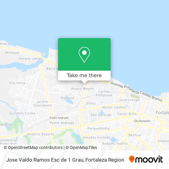 Jose Valdo Ramos Esc de 1 Grau map