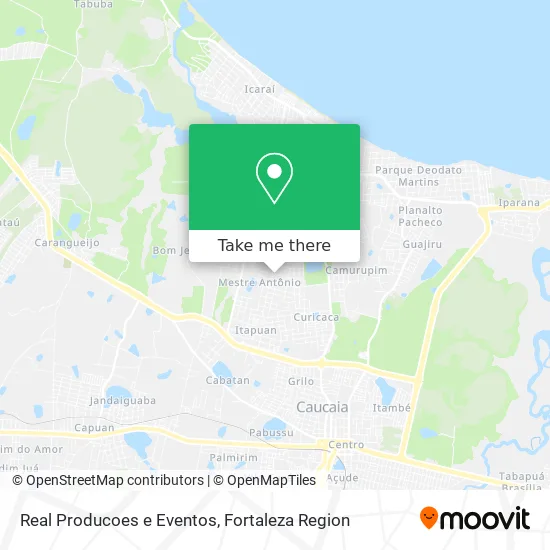 Real Producoes e Eventos map