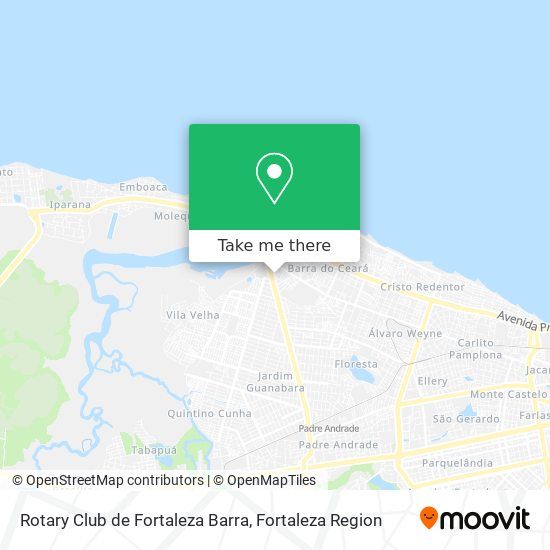 Rotary Club de Fortaleza Barra map