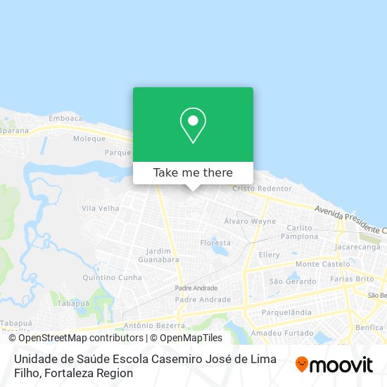 Unidade de Saúde Escola Casemiro José de Lima Filho map