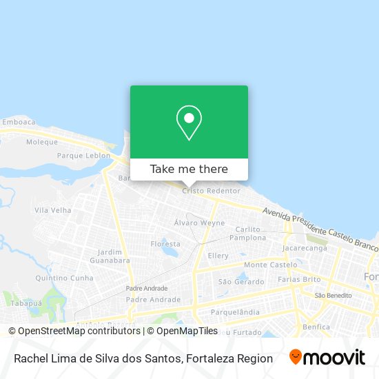 Mapa Rachel Lima de Silva dos Santos