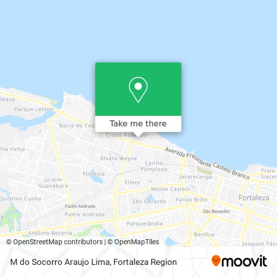 M do Socorro Araujo Lima map