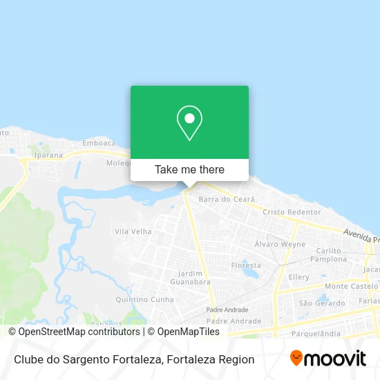 Clube do Sargento Fortaleza map