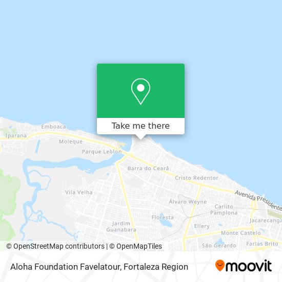 Aloha Foundation Favelatour map