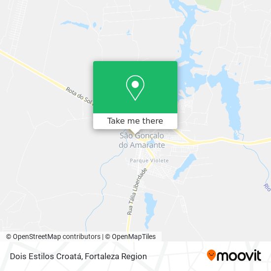Dois Estilos Croatá map