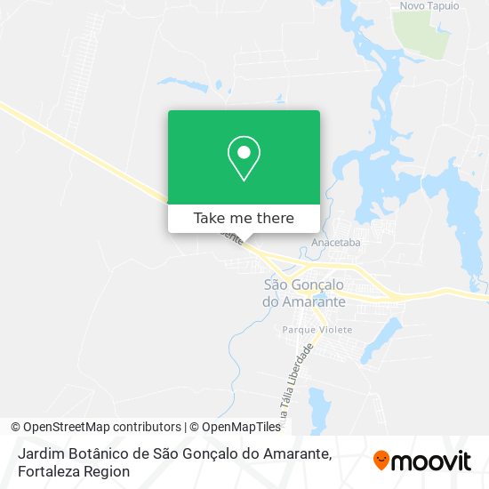 Jardim Botânico de São Gonçalo do Amarante map