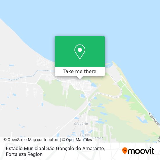 Mapa Estádio Municipal São Gonçalo do Amarante