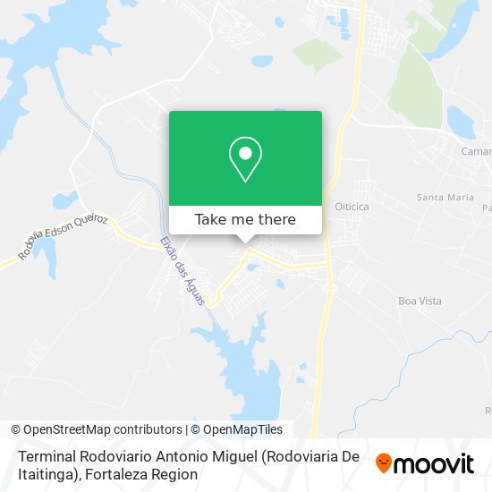 Terminal Rodoviario Antonio Miguel (Rodoviaria De Itaitinga) map