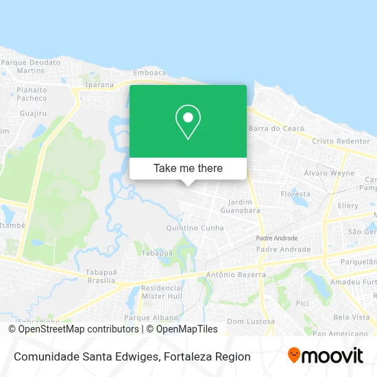 Comunidade Santa Edwiges map