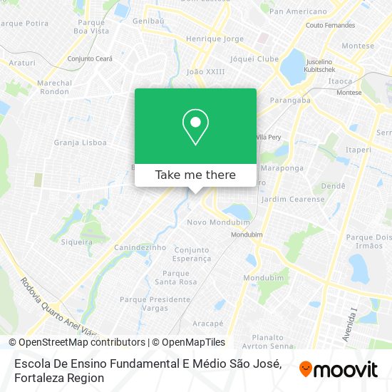 Escola De Ensino Fundamental E Médio São José map