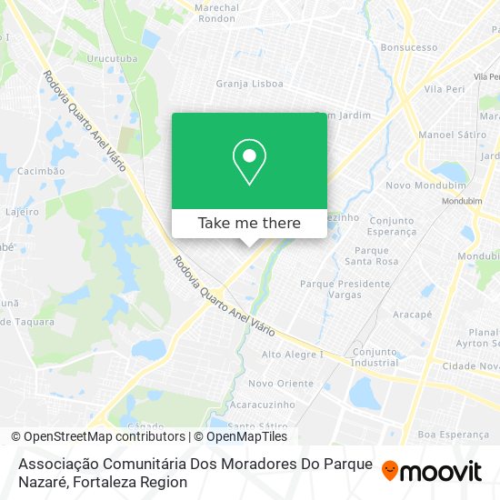 Associação Comunitária Dos Moradores Do Parque Nazaré map