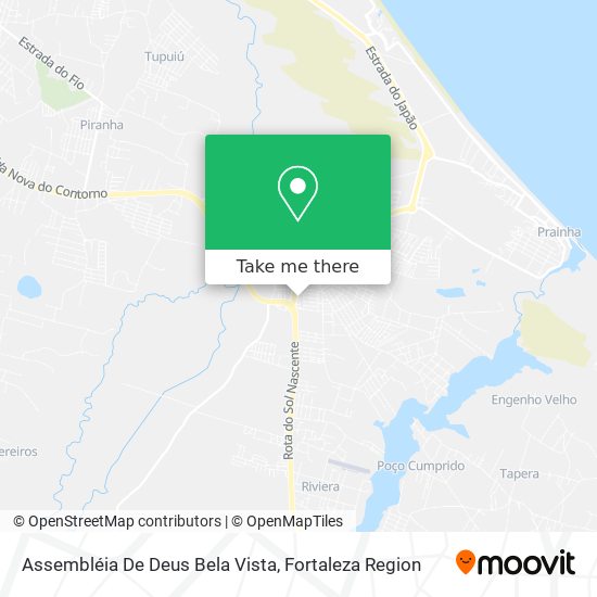 Mapa Assembléia De Deus Bela Vista