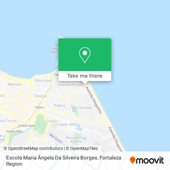 Mapa Escola Maria Ângela Da Silveira Borges