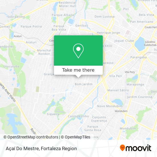 Açaí Do Mestre map