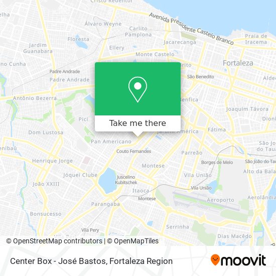 Center Box - José Bastos map