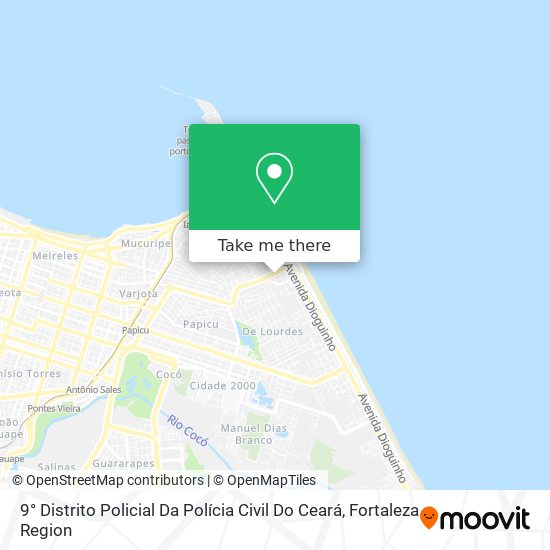 9° Distrito Policial Da Polícia Civil Do Ceará map