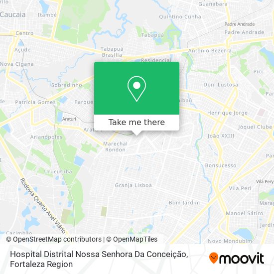 Mapa Hospital Distrital Nossa Senhora Da Conceição
