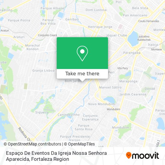 Espaço De Eventos Da Igreja Nossa Senhora Aparecida map