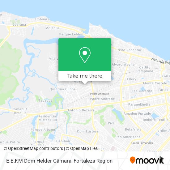 E.E.F.M Dom Helder Câmara map