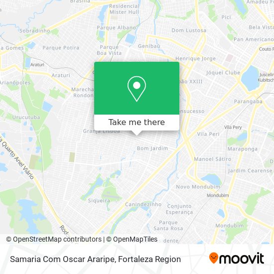 Samaria Com Oscar Araripe map
