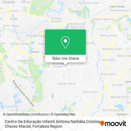 Centro De Educação Infantil Antônia Nathália Cristina Chaves Maciel map