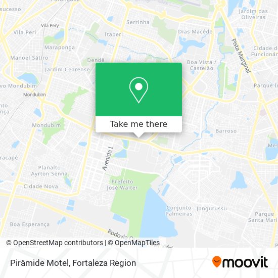 Pirâmide Motel map