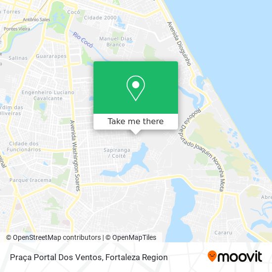 Praça Portal Dos Ventos map