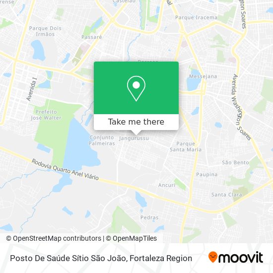 Posto De Saúde Sítio São João map