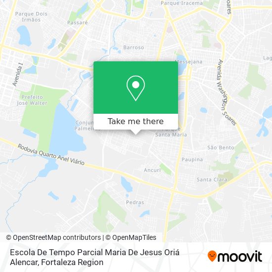 Escola De Tempo Parcial Maria De Jesus Oriá Alencar map