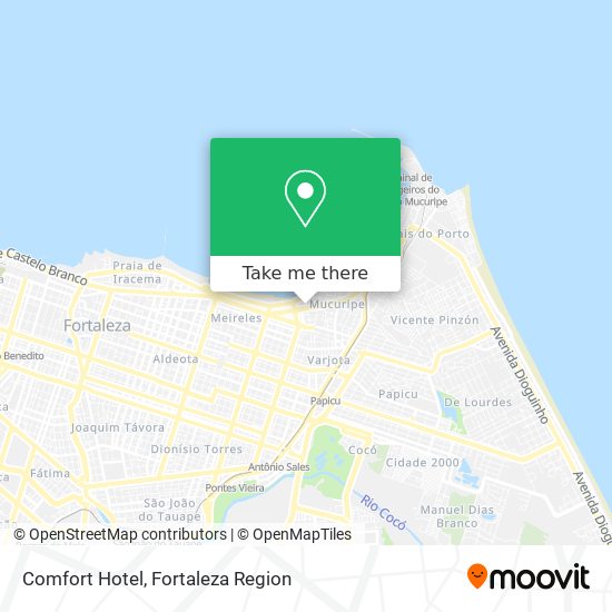 Comfort Hotel map