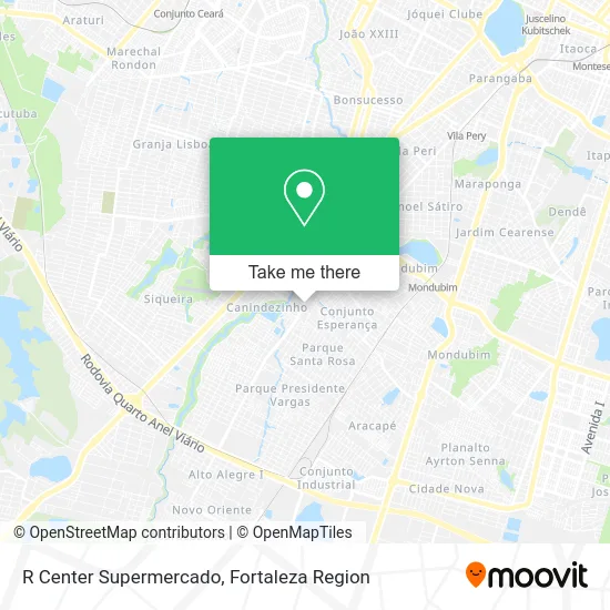 R Center Supermercado map