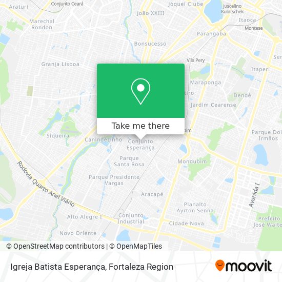 Igreja Batista Esperança map