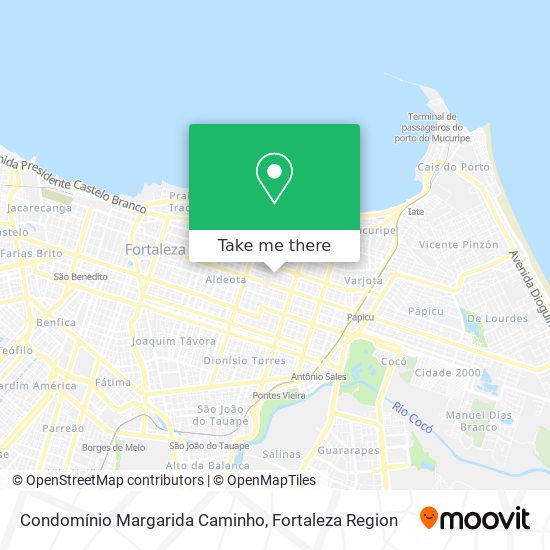 Mapa Condomínio Margarida Caminho